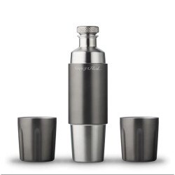 High Camp Flasks V2 Firelight 750 Flask in Gunmetal